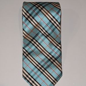 Accucy silk blue necktie